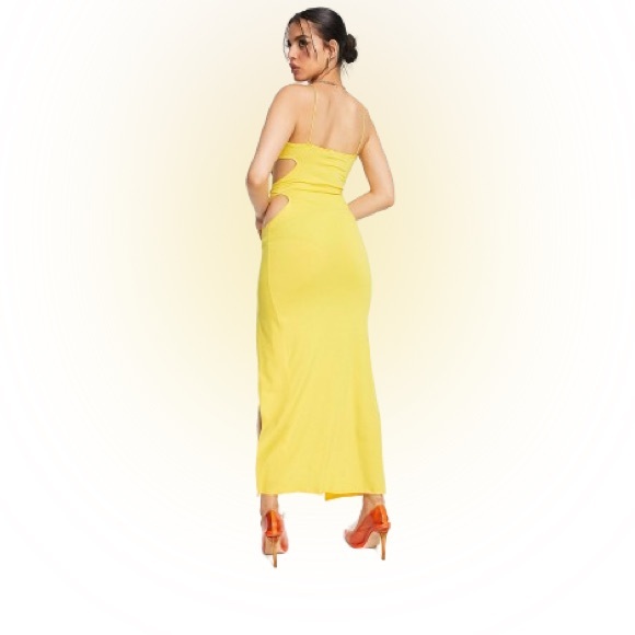 First Distraction, sunshine, sexy, bodycon, cutout maxi dress, oh my! - Picture 2 of 8